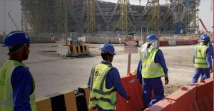 FA urged to investigate conditions for migrant workers at England's Qatar World Cup hotel.