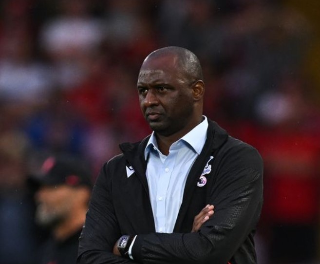 Patrick Vieira explains Crystal Palace gameplan that led to Liverpool frustration.