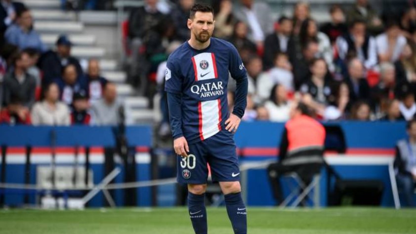 PSG has suspended Messi for two weeks because of his trip to Saudi Arabia.