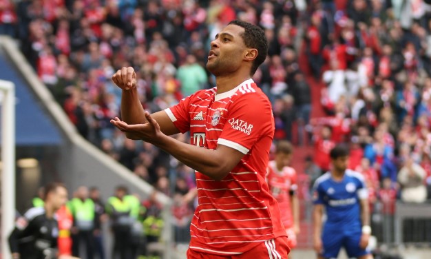 Serge Gnabry's great form is helping Bayern Munich stay top of the Bundesliga.