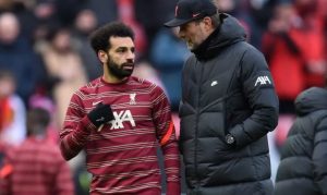 Jurgen Klopp responds to Mo Salah's social media post about not making the Champions League.