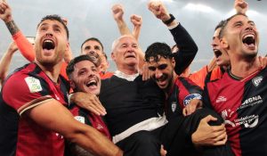 Cladio Ranieri the man to guide Cagliari promoted to the Serie A.